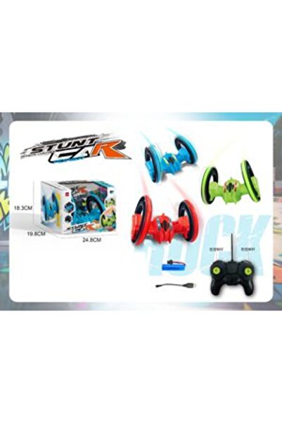 PlayFun Mașină R/C Cascadorii 2 Roți Rotative