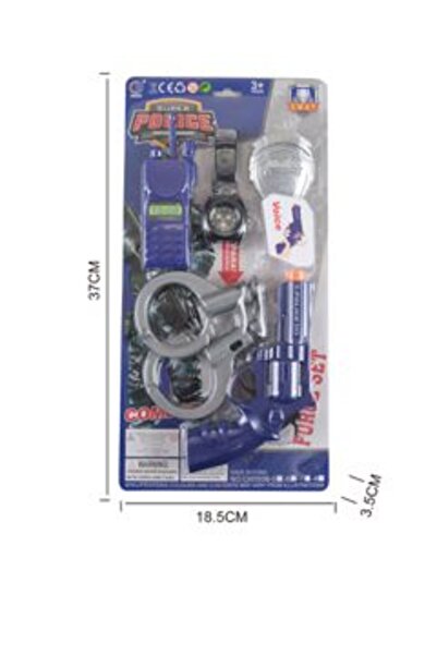 PlayFun Revolver Pistol Set with Handcuffs