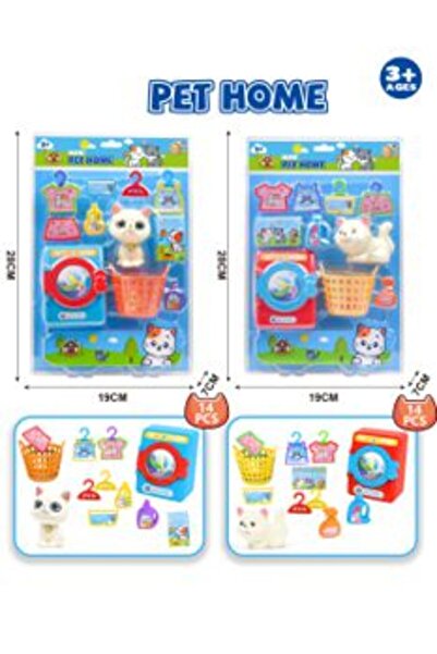 PlayFun Set Pet Shop Pisică cu Accesorii