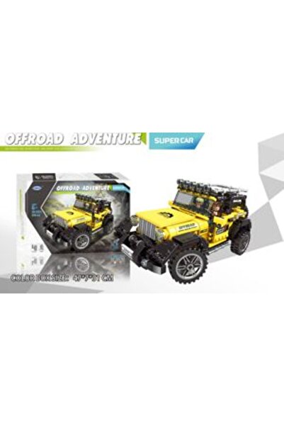PlayFun Joc Construcție Jeep 512 Piese