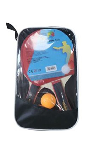 PlayFun Set de rachete de tenis si 3 mingi in husa pentru joc si tenis mic