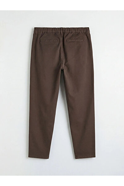 LC Waikiki Brown Standard Fit Men's Gabardine Trousers