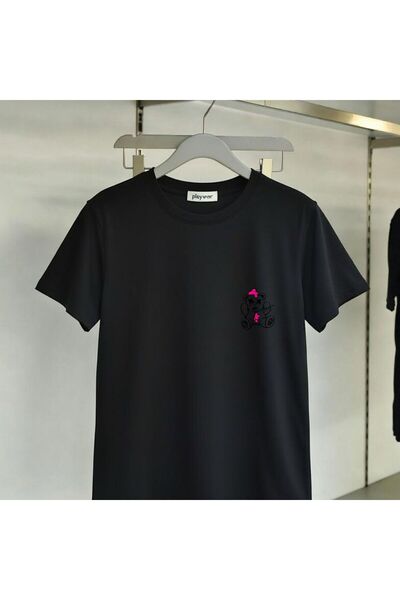 playwear Unisex Comfortable Fit Eyes X Bear Figure Printed on Back and Chest ...