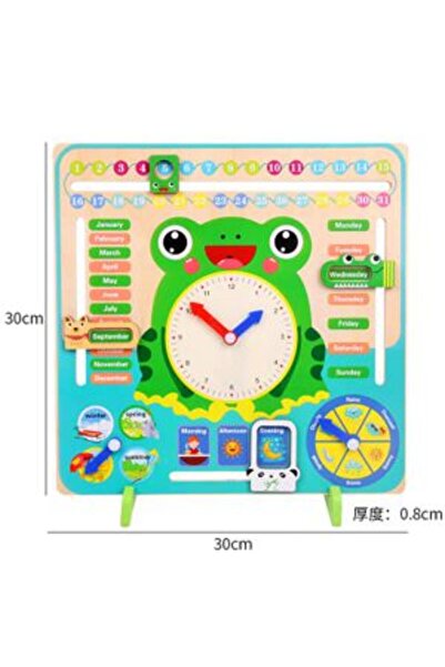 PlayFun Jucărie Lemn Calendar Broască