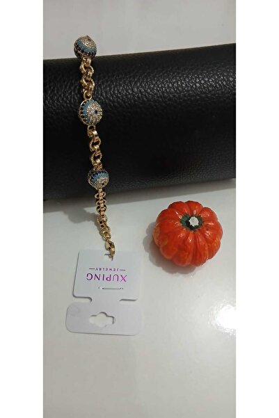 XUPING JEWELRY Stone Steel Bracelet with Evil Eye Beads