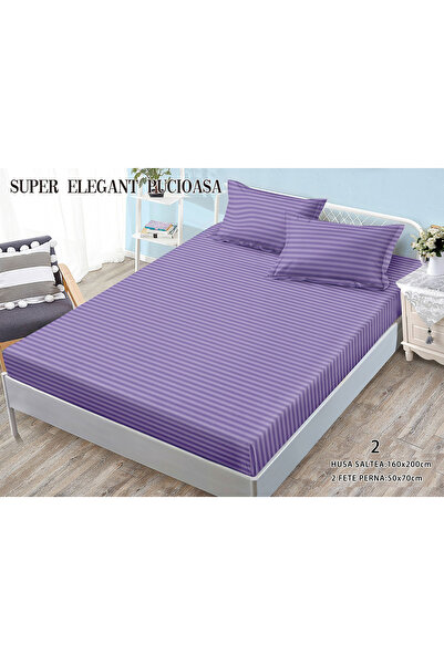 FIONNA.RO Damask Cotton Cover 180x200cm - Purple