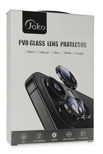 azrlyaonline Joko iPhone 15 Pvd Metal Camera Lens - Titan Gray