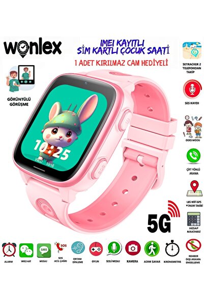 ROXİVA Wonlex 5G Sim Kartlı İmei kayıtlı Wifi/Gps/Lbs Konum Uzaktan Dinleme A...