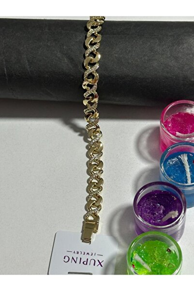 XUPING JEWELRY Stone-Embellished Gourmet Model Stylish Steel Bracelet