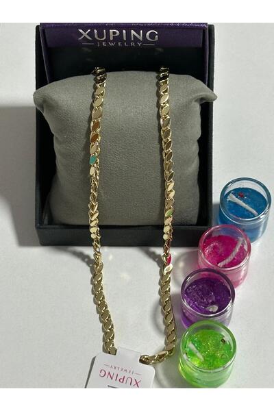 XUPING JEWELRY Arpa Model 60 cm Steel Necklace