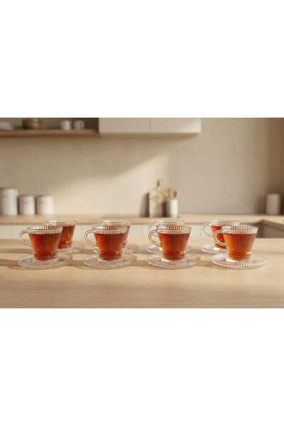 AR HOME 16 PCS LUXURY GLASS TEA SET -