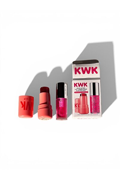KWK Lip tint and gloss set – attractive color and shine