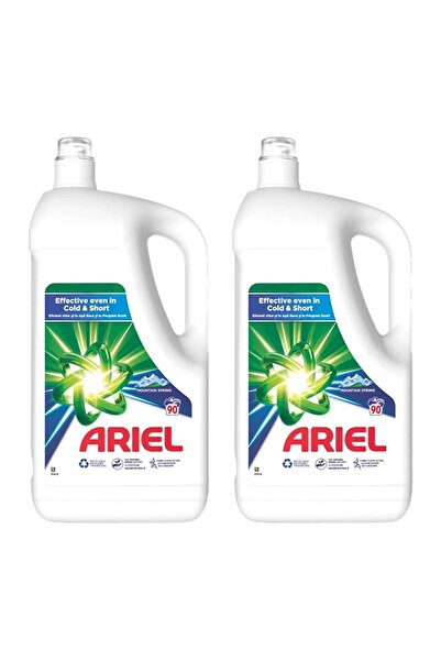 Ariel 2x Mountain Spring liquid detergent, 90 washes, 4.5L