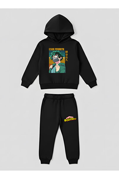 SVART WEAR My Hero Academia Izuku Midoriya Set de hanorace imprimate pentru c...