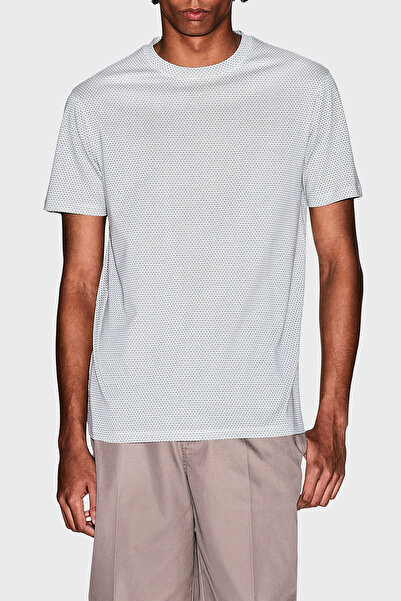 Armani Exchange Βαμβακερό μπλουζάκι με λογότυπο και λαιμόκοψη ποδηλάτου, ανδρ...