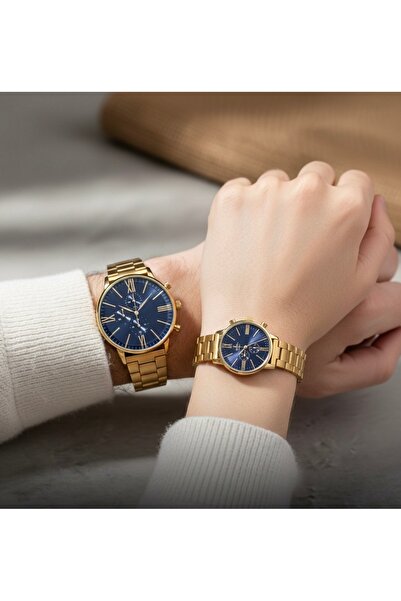 Yegane Sevgililer Günü Özel Çift Kol Saati Seti - Kadın Erkek Uyumlu Şık Saat...