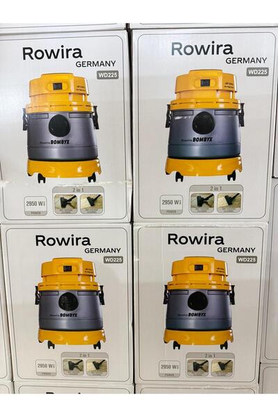 Fiesta Rowira WD225 BOMBYX Islak Kuru Elektrikli Süpürge