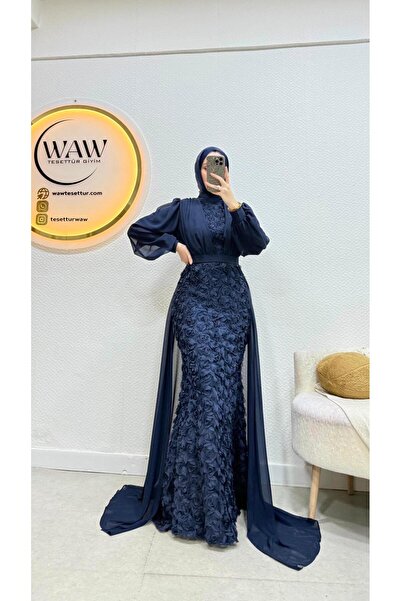waw tesettür Rossa Tesettür Abiye Elbise