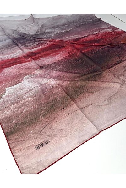 MİRAY Nevada Large Size Organic Cotton Scarf - 120 X 120 - 06252 10