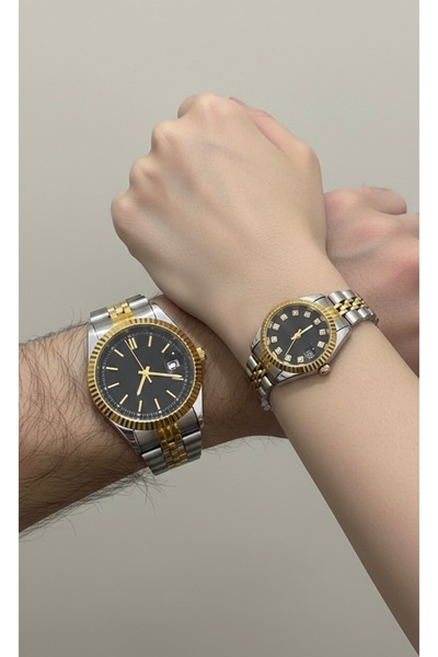 Yegane Valentine's Day Special Couple Watch Set - Stylish Watch Set for Women...