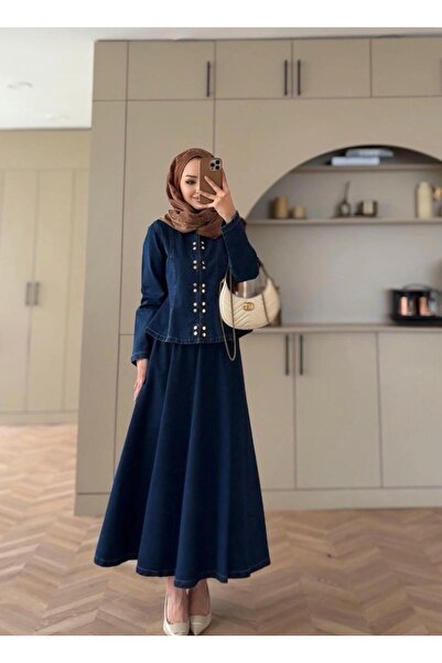 KILIF STORE Duen Jeans Skirt Suit