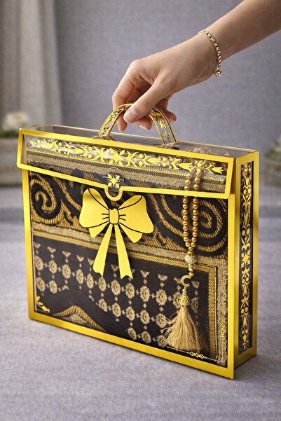 Deniz Elmasları Set de rugăciune și tesbih – Set cu geantă transparentă și te...