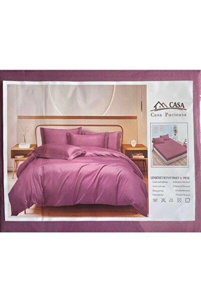 Casa Pucioasa 6-piece Duvet Cover Set , King Size Deluxe 230x250 cm, fine Cot...