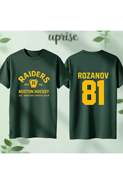 Vordevia Heated Rivalry Rozanov 81 Printed Cotton Oversize T-Shirt