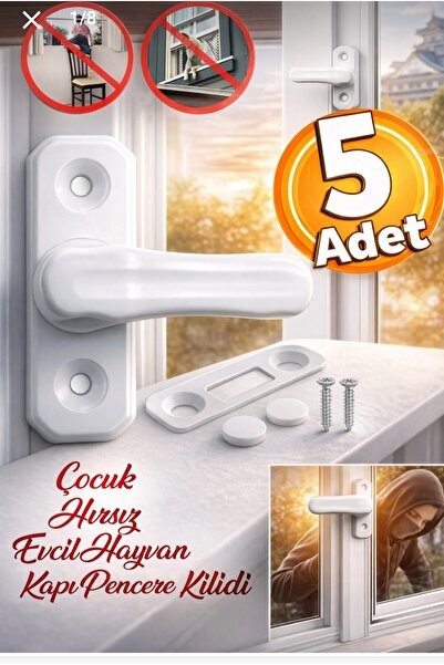 Parmend Life 5 Adet Plastik Kapı pencere Kilidi