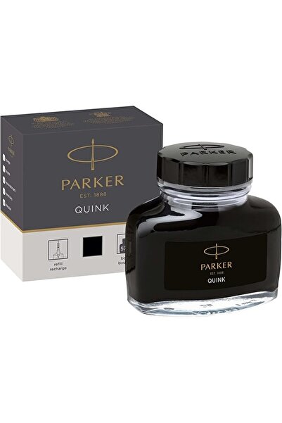 Parker قلم حبر سائل معبأ في زجاجة كوينك، 57 مل، في علبة - أزرق