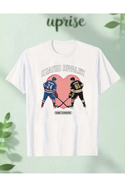 Vordevia Tricou oversize din bumbac imprimat Heated Rivalry