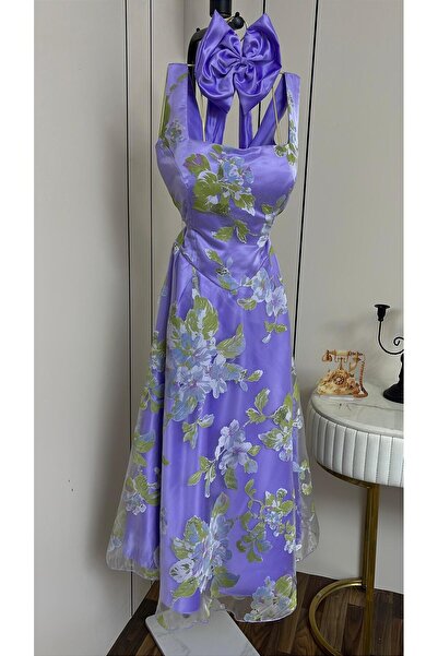 ZAYNAFASHIONSA Blue evening dress