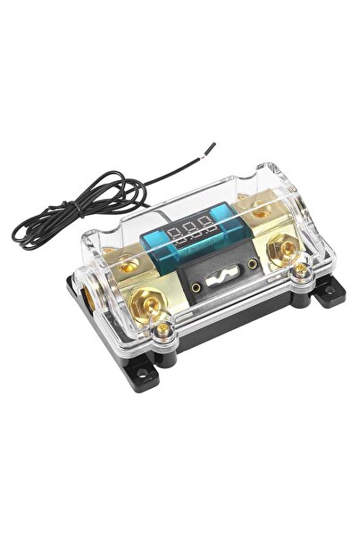 Generic حامل فيوزات ANL مدمج مع شاشة LED لنظام الصوت في السيارة، حامل فيوزات ...