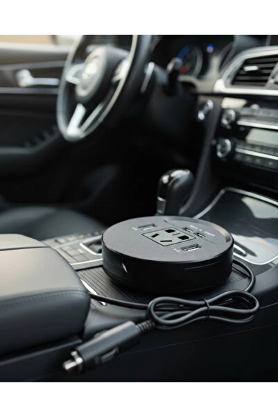 Belle Fusion Mey İthalat® Araç İçi Power Inverter Çoklu USB Girişli Hızlı ve ...