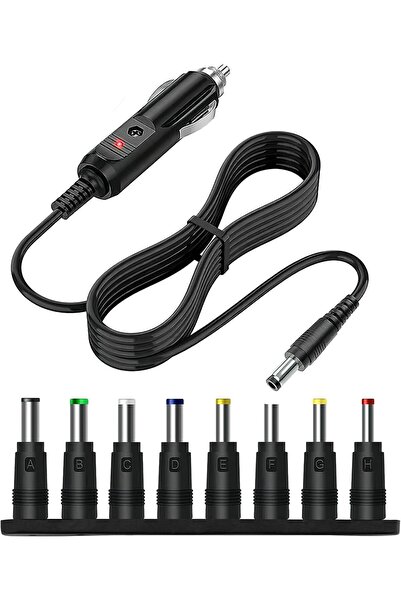 Generic Universal 12V DC Car Charger with 8 Connector Tips - Universal 12V Ca...