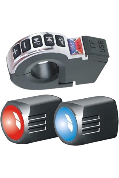 Generic مكبرات صوت للدراجات النارية - مضخم صوت لاسلكي للمقود مع شاحن مدمج لله...