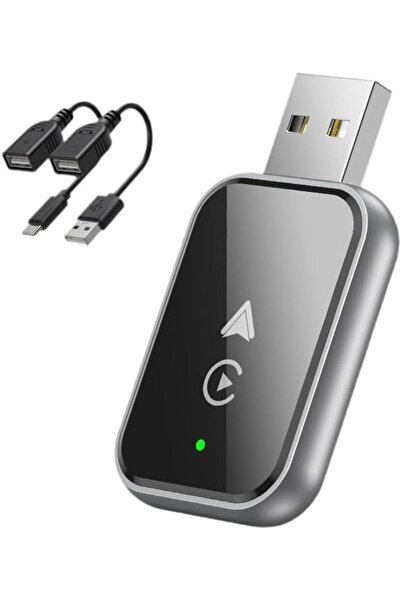 Generic Wireless CarPlay Adapter & Android Auto 2-in-1 Plug-and-Play Car Syst...