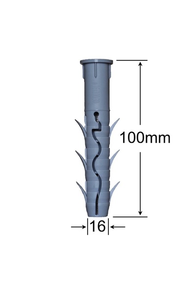 Gray Square Diblu 16x100 Cu Aripi - 50buc/cutie