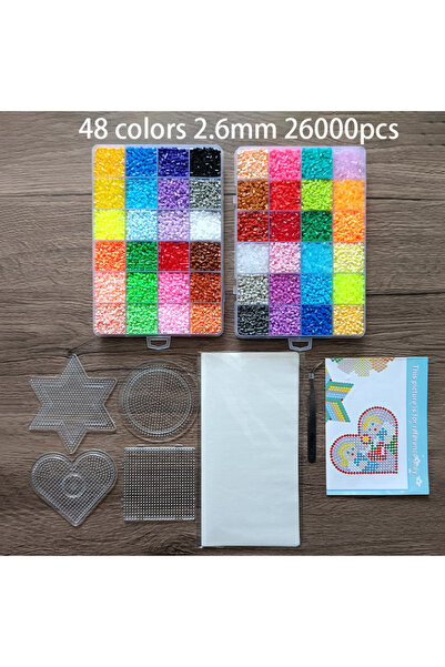 Choice3 مجموعة خرز فيوز 05، 24/48 لونًا، 2.6 مم، خرز حديدي ثلاثي الأبعاد على ...