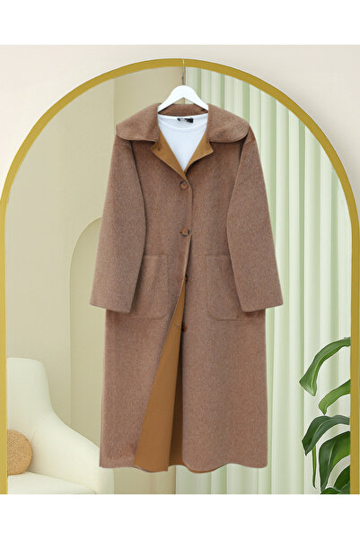 COjans Buttoned Pocket Coat - Tan