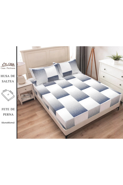 FIONNA.RO Duvet Cover 180x200cm - Gradients in Blue Tones