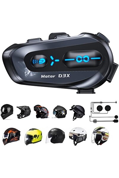 Generic Motorcycle Intercom System, AZONEE Bluetooth Helmet Headset with Nois...