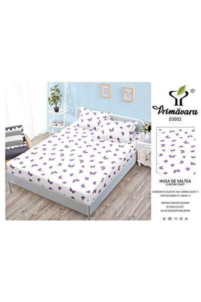 FIONNA.RO Duvet Cover With Stretchy And Pillowcases 160X200cm - Mini Butterflies