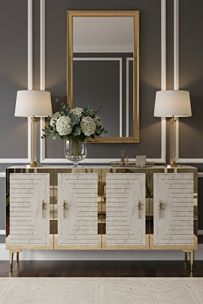 zetuna home KA1207BTG KONSOL, ÇOK AMAÇLI DOLAP, KAHVE KÖŞESİ VE TV SEHPASI BE...