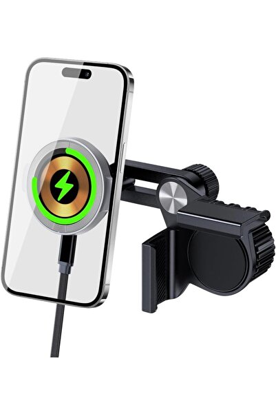 Generic حامل هاتف مغناطيسي لسيارة تسلا موديل 3/Y، حامل هاتف آمن وثابت لهاتف ا...