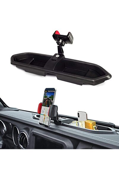 Generic حامل هاتف متوافق مع جيب رانجلر 2018-2023 JL JLU، صينية لوحة القيادة م...