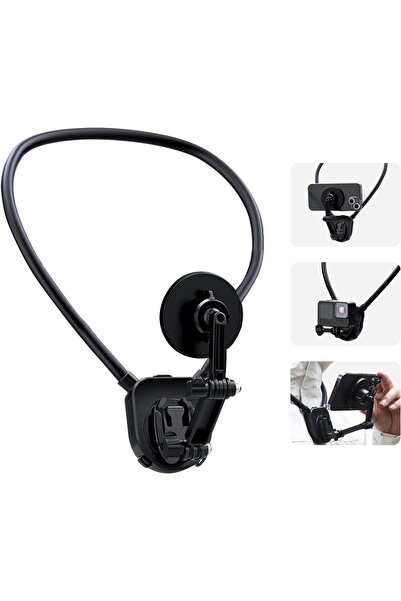 Generic NALACAL Magnetic Neck Mount for Phones, with Chest Strap, Extendable ...