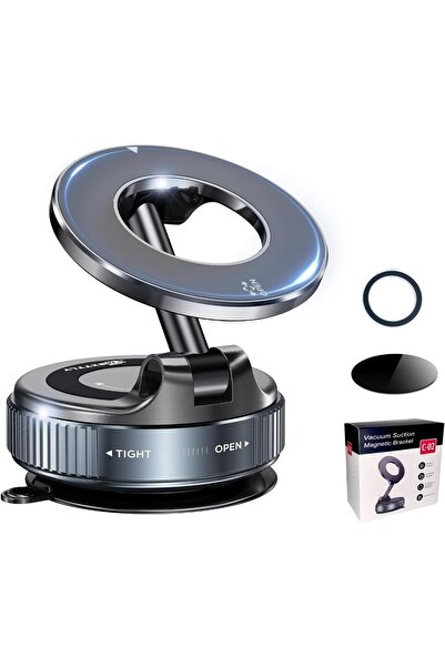 Generic Car Phone Holder for Magnetic [with 16 N52 Super Magnet] 360 ° Vacuum...