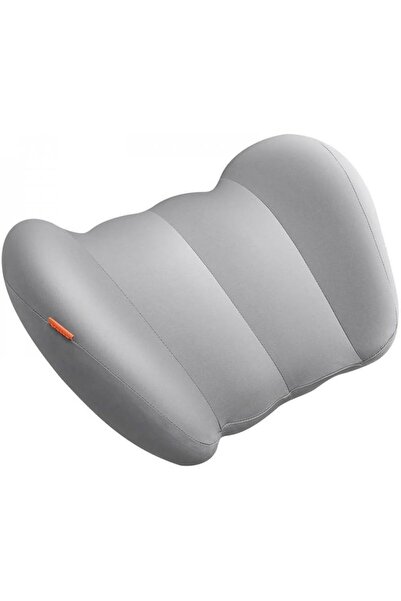 Generic وسادة دعم أسفل الظهر للسيارة من سلسلة Baseus ComfortRide، لون رمادي