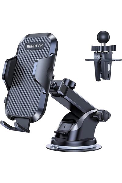 Generic Car Phone Holder – 360° Rotation Universal Dashboard Mount with Stron...